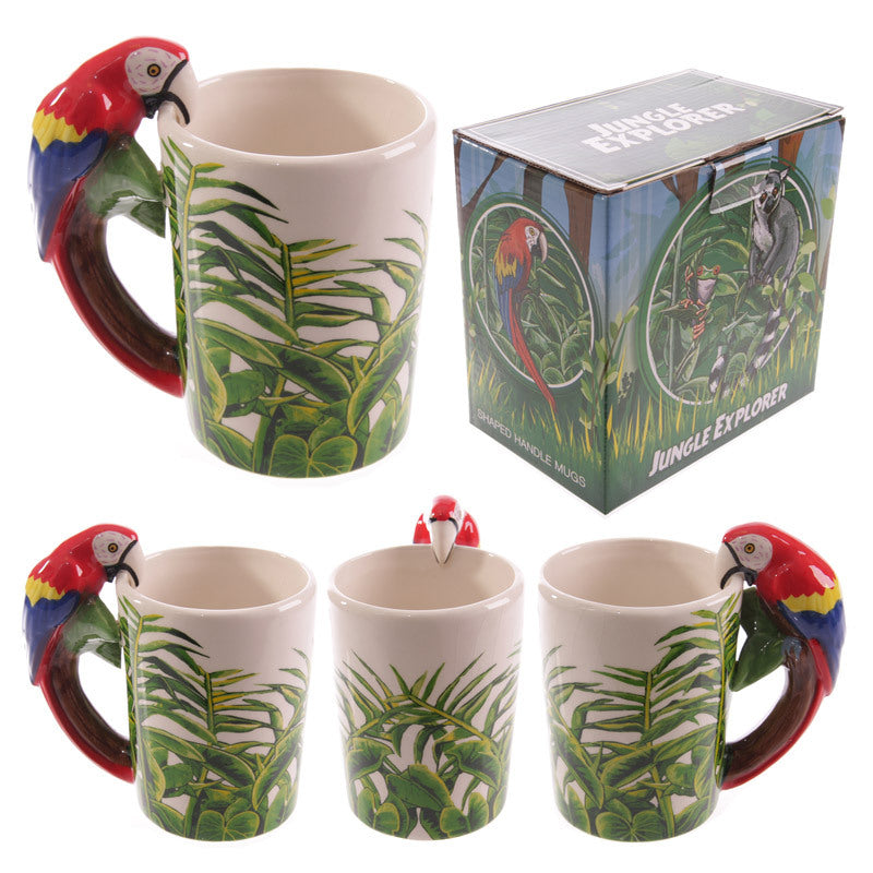 Hanging Parrot Coffee Mug