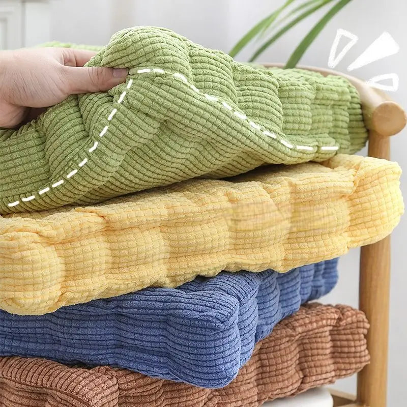 Square Corduroy Seat Cushions for Home & Office