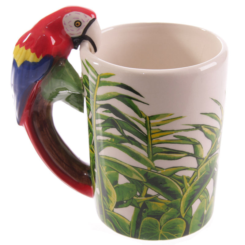 Hanging Parrot Coffee Mug