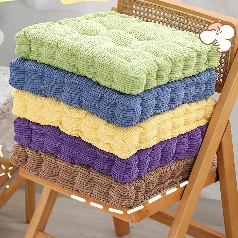 Square Corduroy Seat Cushions for Home & Office