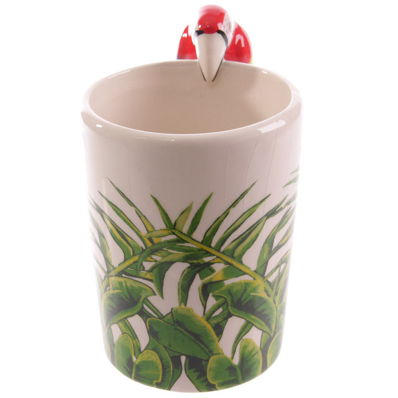 Hanging Parrot Coffee Mug
